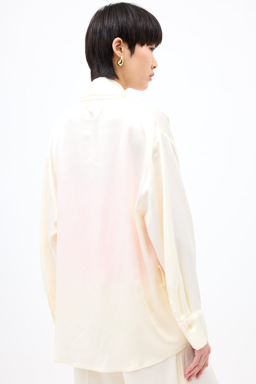 Victoria Beckham Crepe Satin Co-Ord Set