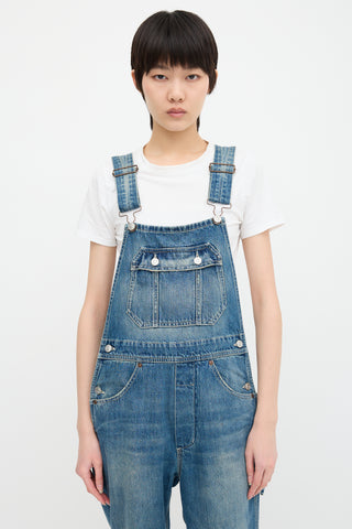 Victoria Beckham Denim Straight Leg Overall