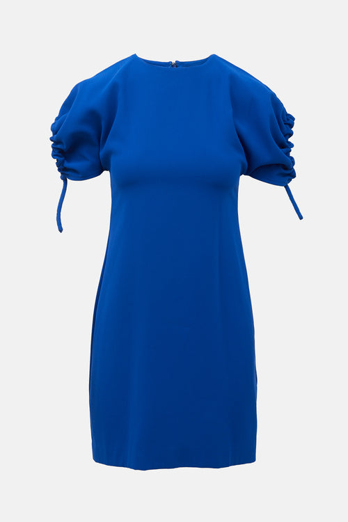 Victoria Beckham Drawstring Tie Sleeve Dress