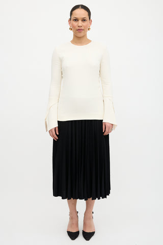 Victoria Beckham Frill Sleeve Blouse