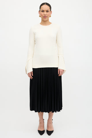Victoria Beckham Frill Sleeve Blouse