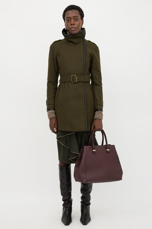 Victoria Beckham Leather Liberty Tote Bag