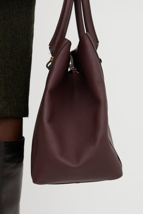 Victoria Beckham Leather Liberty Tote Bag