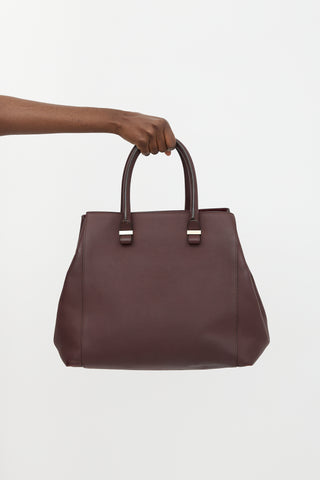 Victoria Beckham Leather Liberty Tote Bag