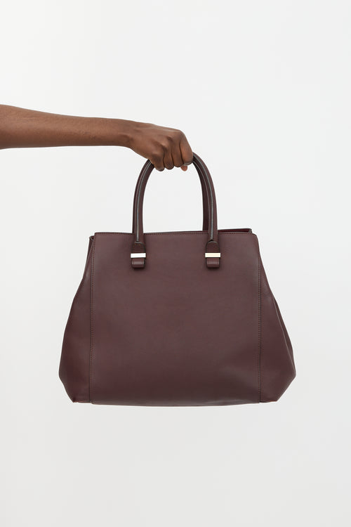 Victoria Beckham Leather Liberty Tote Bag