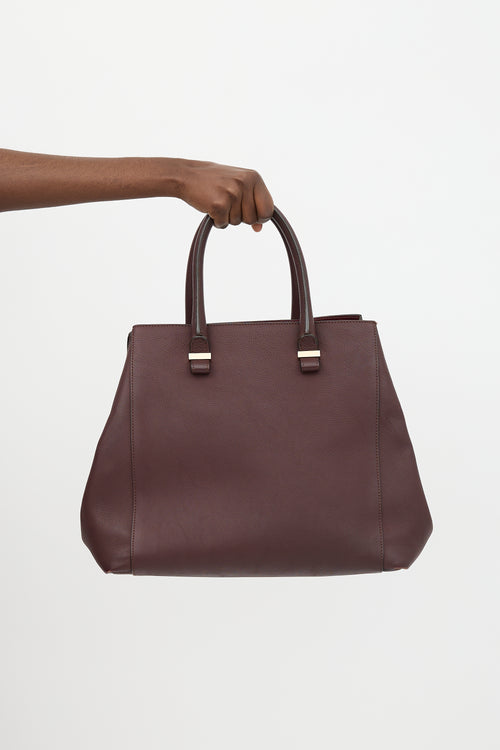 Victoria Beckham Leather Liberty Tote Bag