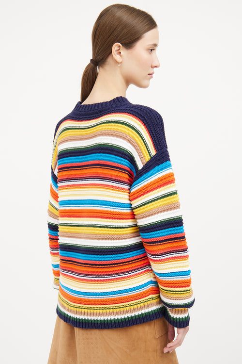 Multicolour Stripe Knit Sweater