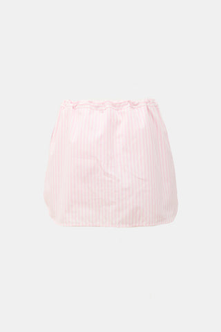 Victoria Beckham Poplin Striped Skort