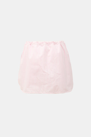 Victoria Beckham Poplin Striped Skort