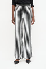 Victoria Beckham Striped Wide Leg Pant