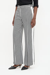 Victoria Beckham Striped Wide Leg Pant