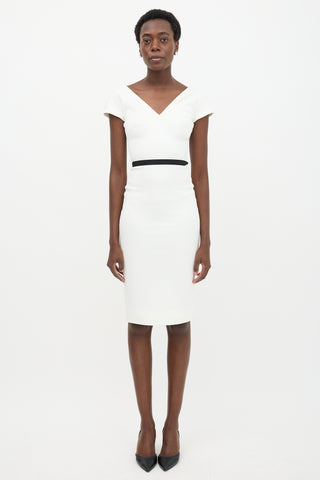 Victoria Beckham Zipped Sheath Dress