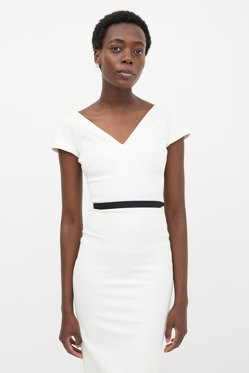 Victoria Beckham Zipped Sheath Dress