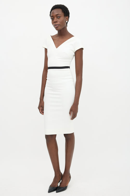 Victoria Beckham Zipped Sheath Dress