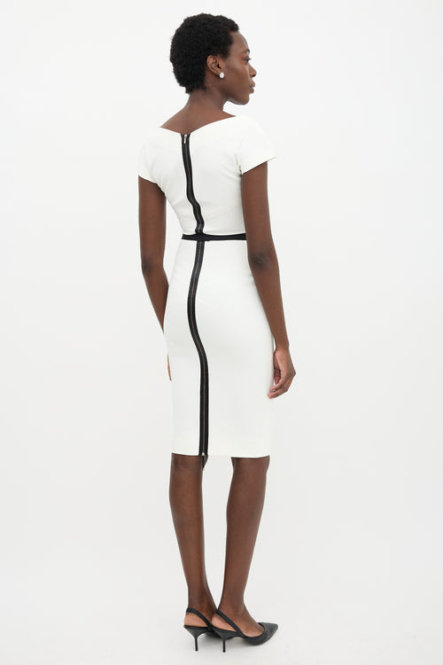 Victoria Beckham Zipped Sheath Dress