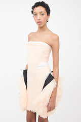 Viktor Rolf Pink Tulle & Sequin Embellished Dress