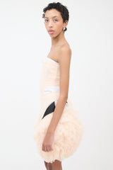 Viktor Rolf Pink Tulle & Sequin Embellished Dress
