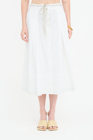 Vince A-Line Midi Skirt