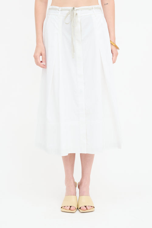 Vince A-Line Midi Skirt