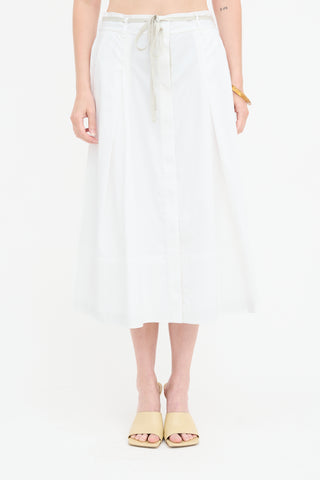 Vince A-Line Midi Skirt