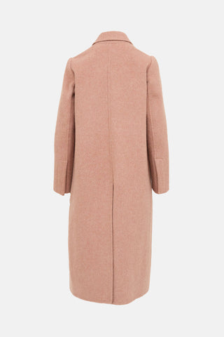 Wool Single Breasted Coat