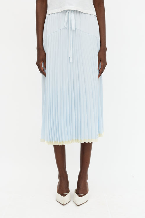 Vince Pleated Midi Skirt