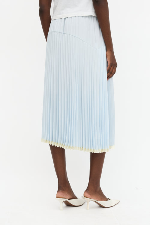 Vince Pleated Midi Skirt