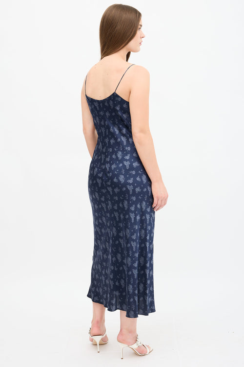 Vince Silk Floral Slip Dress