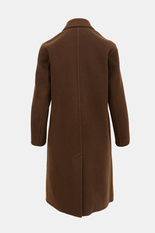 Vince Wool Peak Collar Coat