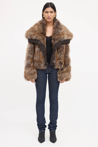 Holt Renfrew Fur Knit Jacket