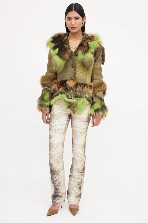 VSP Archive Shearling Fur Trim Jacket