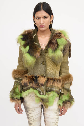 VSP Archive Shearling Fur Trim Jacket