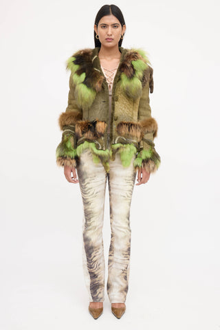 VSP Archive Shearling Fur Trim Jacket