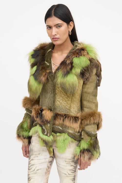 VSP Archive Shearling Fur Trim Jacket