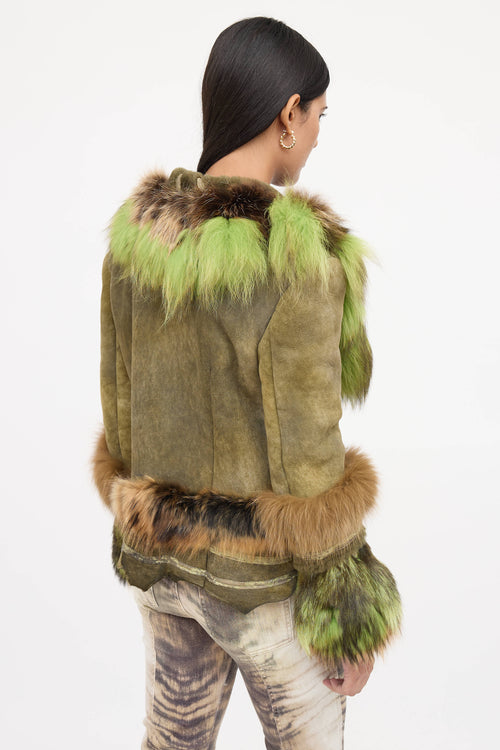 VSP Archive Shearling Fur Trim Jacket