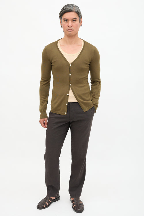 Visvim Elbow Patch Cardigan