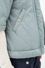 Visvim Green & Navy Short Sleeve Jacket