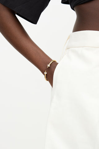 Vita Fede Mini Titan Crystal Cuff Bracelet