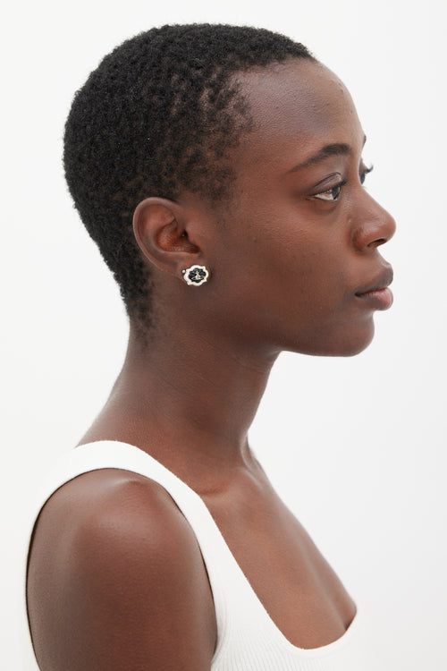 Vivienne Westwood Square Orb Earrings