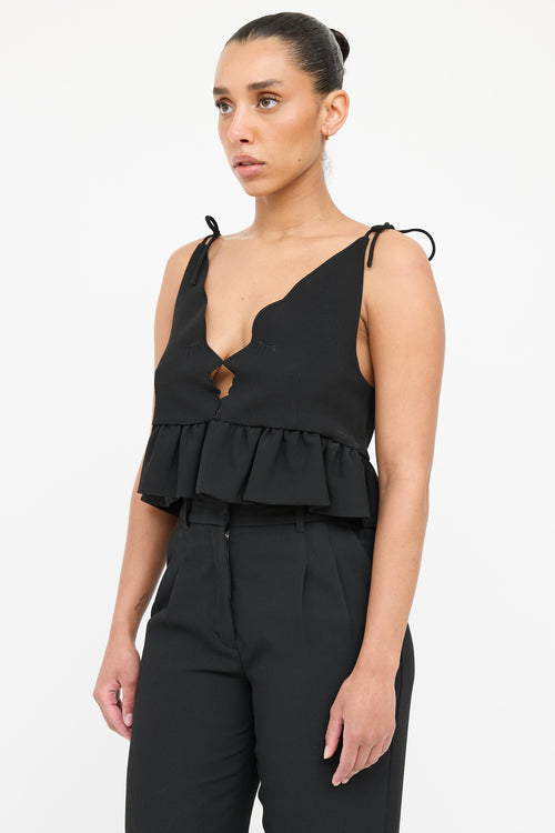 Vivetta Kissing Face Cut Out Top