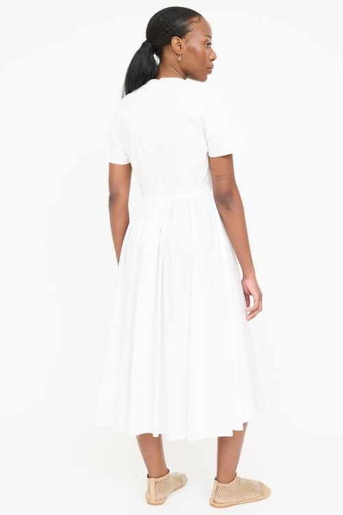 Vivetta Poplin Gathered Maxi Dress
