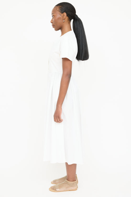 Vivetta Poplin Gathered Maxi Dress