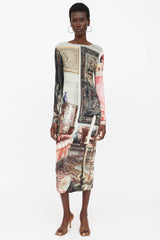 Vivienne Westwood Long Boulle Printed Dress