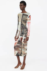Vivienne Westwood Long Boulle Printed Dress