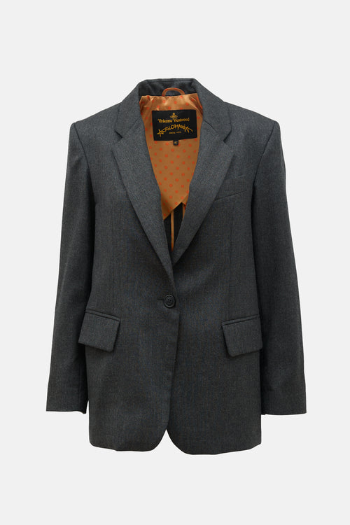 Vivienne Westwood Anglomania Single Button Blazer
