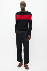 Vivienne Westwood Black & Red Wool Sweater