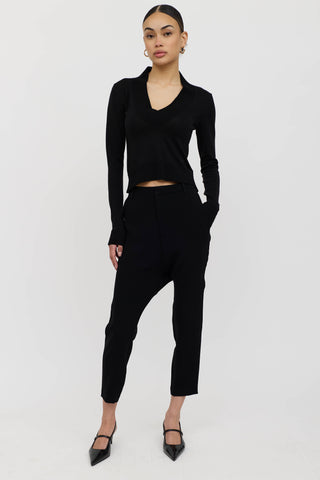 Vivienne Westwood Wool Knit V-Neck Sweater