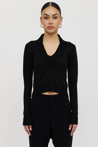 Vivienne Westwood Wool Knit V-Neck Sweater