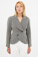 Vivienne Westwood Black & White Stripe Blazer