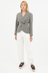Vivienne Westwood Black & White Stripe Blazer